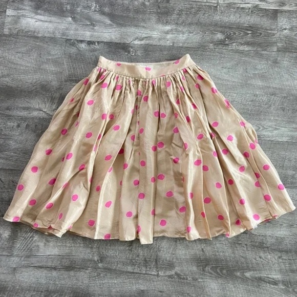 Kate Spade Silk Polka Dot Knee-Length Skirt - Picture 11 of 11